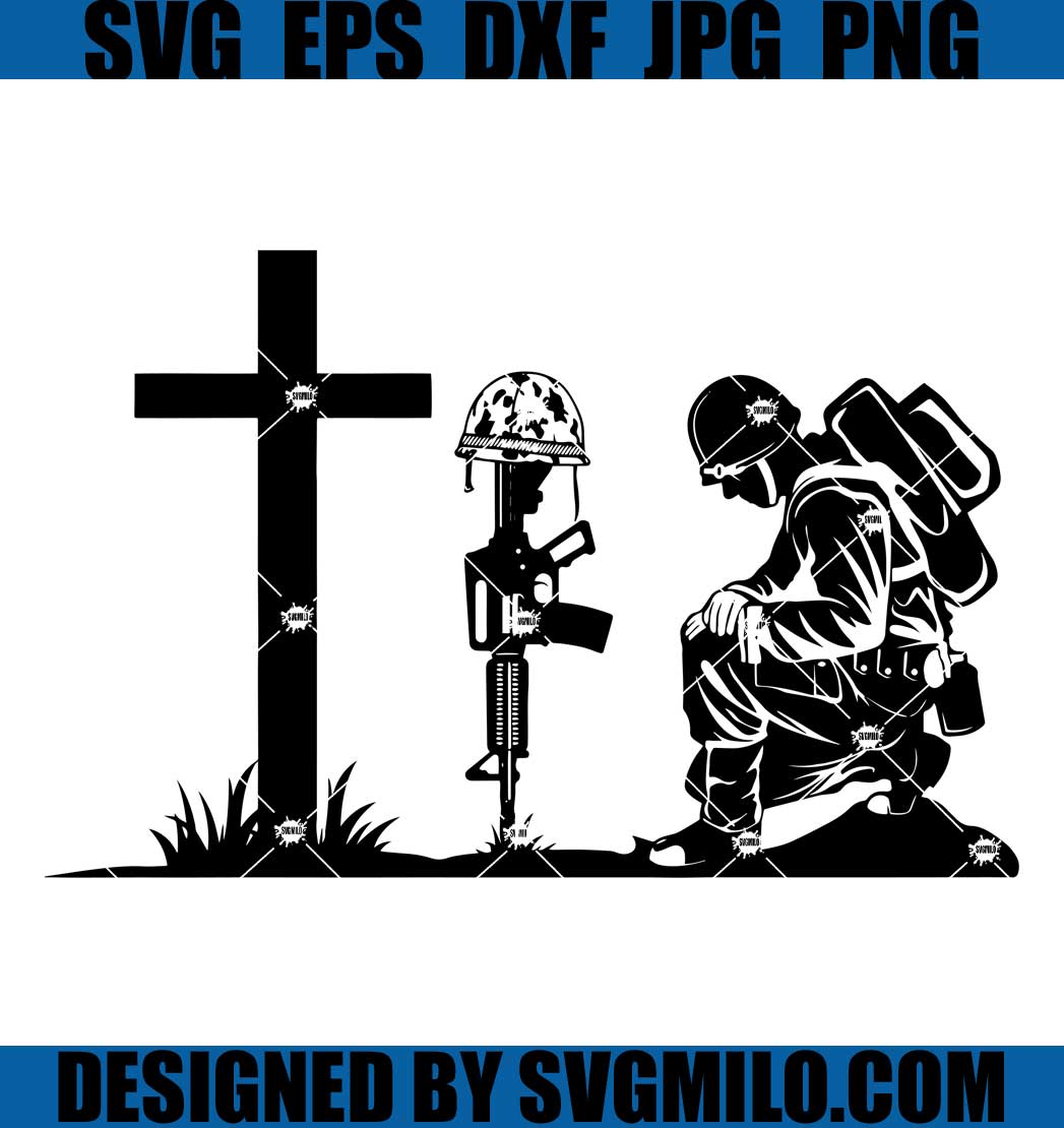 Soldier-Kneeling-In-Cross-Svg_-Memorial-Day-Svg_-Veteran-Svg