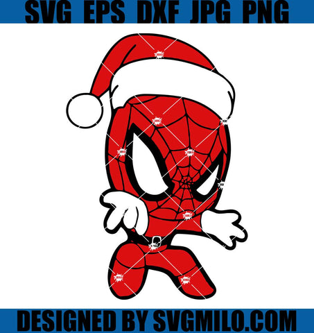 Spiderman-Christmas-Svg_-Superhero-Svg_-Spiderman-Xmas-Svg