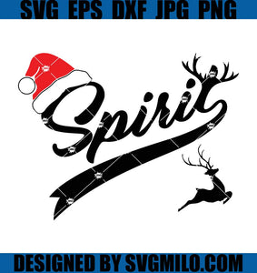 Spirit-Of-Christmas-Svg_-Santa-Hat-Svg_-Reindeer-Antlers-Svg
