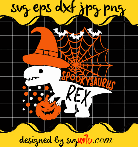 Spooky Saurus Rex Halloween Scary T Rex