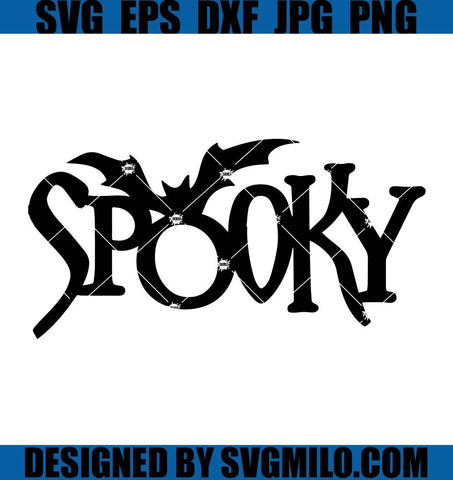 Spooky-With-Bat-SVG_-Spooky-Halloween-SVG