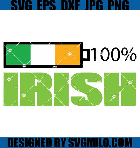 St-Patricks-Day-SVG_-100-Percent-Irish-SVG_-Irish-Flag-SVG