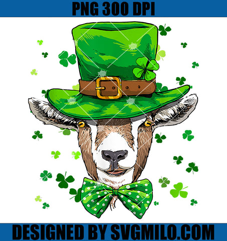 St Patricks Day Leprechaun Goat Clover Shamrock PNG, Goat Patrick PNG