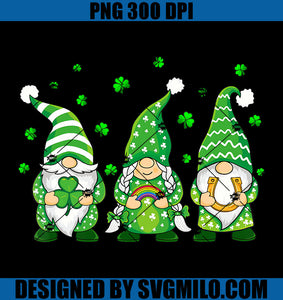 St Pattys Irish Shamrock Gnome PNG, Lucky St Patricks Day Gnome PNG