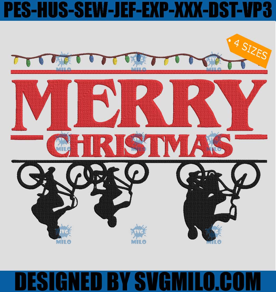 Stanger-Things-Xmas-Embroidery-Design_-Merry-Christmas-Light-Embroidery-Design