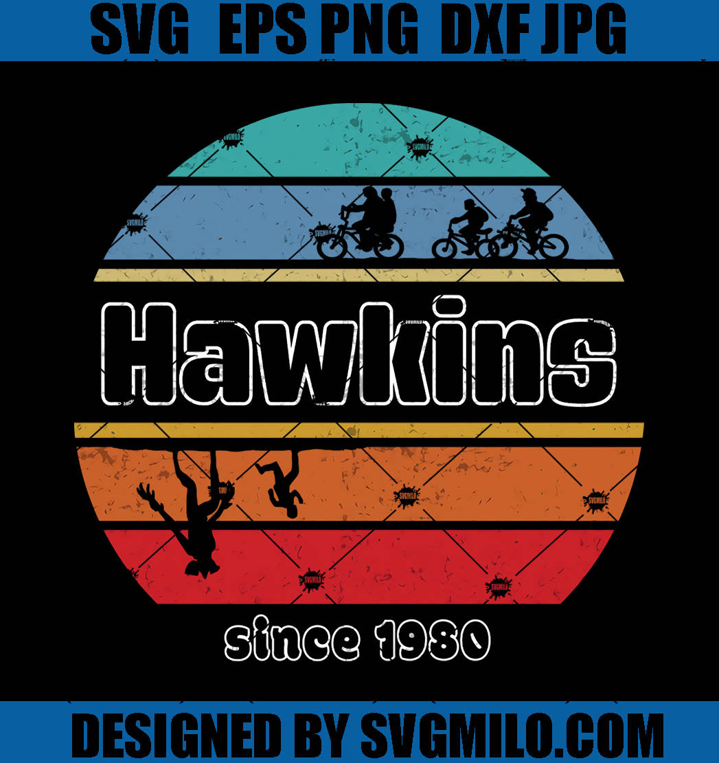 Stranger Things Tv Series PNG, Hawkins Since 1980 PNG