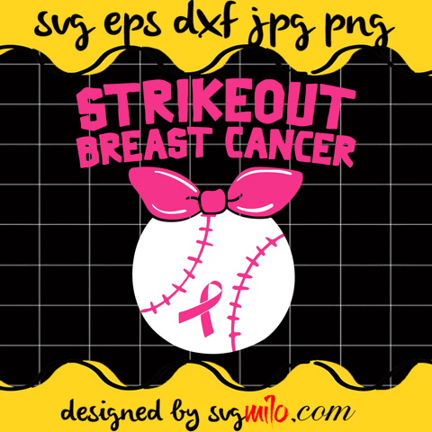 Strike Out Breast Cancer Awareness Baseball