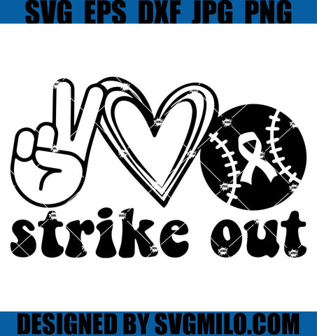 Strike-Out-SVG_-Breast-Cancer-SVG_-Baseball-SVG