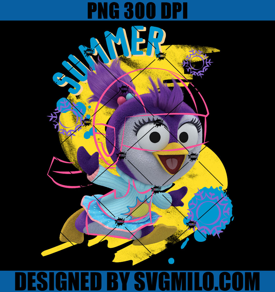 Summer Penguins PNG, Muppet Babies PNG