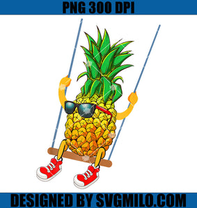 Swinging Pineapple PNG, Swinger Sunglasses Summer PNG