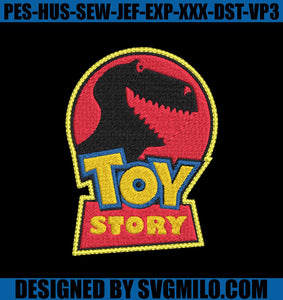 T-rex Toy Story Embroidery Machine File
