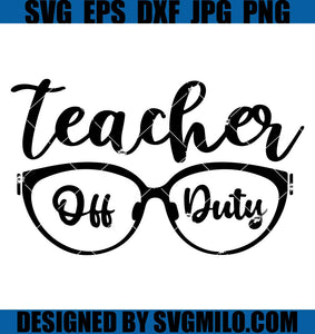 Teacher-Off-Duty-Svg