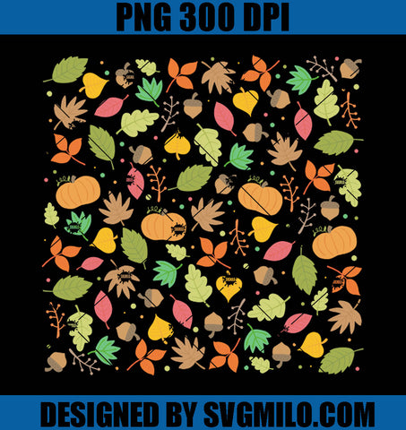 Thanksgiving Pattern PNG, Happy Thankgiving PNG, Fall PNG