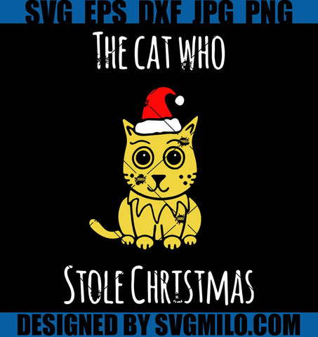 The-Cat-Who-Stole-Christmas-Svg_-Cat-Xmas-Svg_-Cat-Santa-Svg