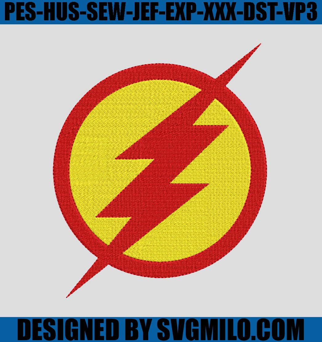 The-Flash-Embroidery-Design_-Super-Hero-Embroidery-Design
