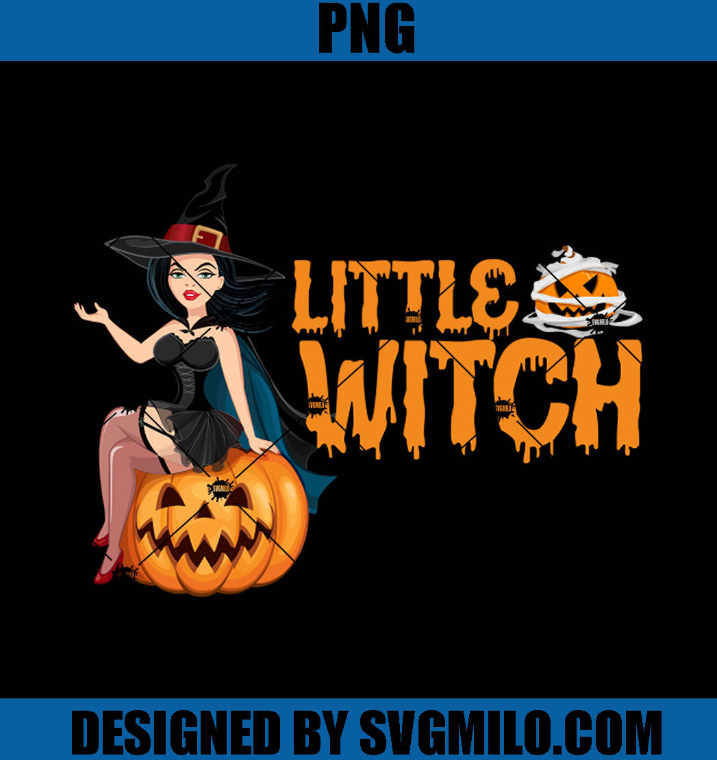 There's A Little Witch In All Us PNG- Pumkin Halloween PNG