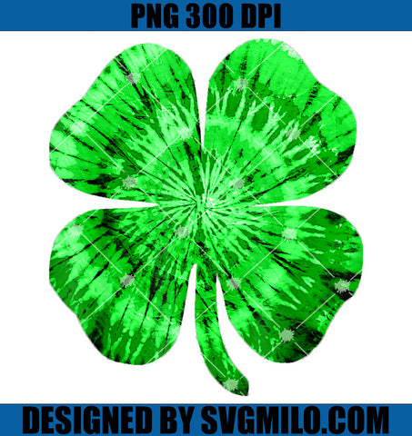 Tie Dye Shamrock  PNG, St Patrick's Day Shamrock  PNG