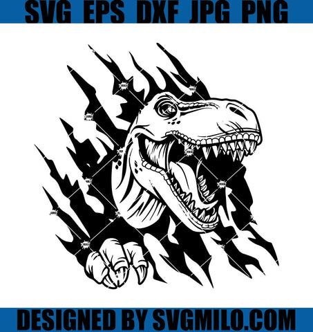 Triceratops-Tyrannosaurus-SVG_-T-rex-SVG