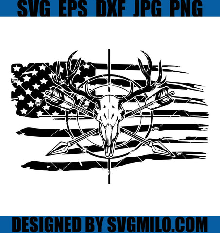 US-Deer-Hunting-SVG_-Skull-SVG_-USA-Deer-Skull-Svg