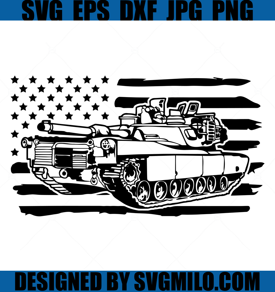 US-Military-Tank-Svg-United-States-Army-Svg-Veteran-Svg
