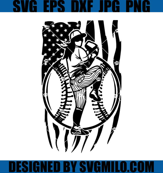 Baseball Numbers SVG Cut Files, Softball Svg Files