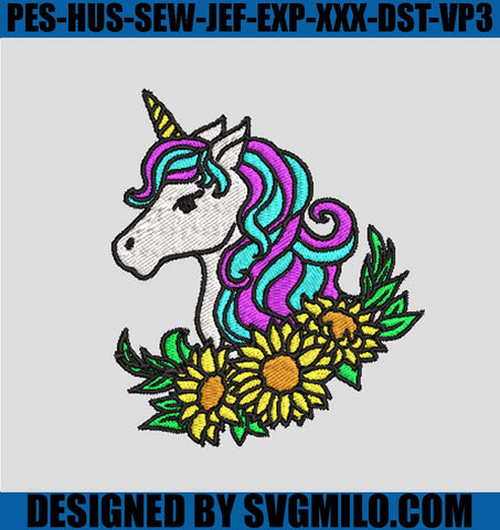 Unicorn-Embroidery-Design_Sunflower-Embroidery-Design