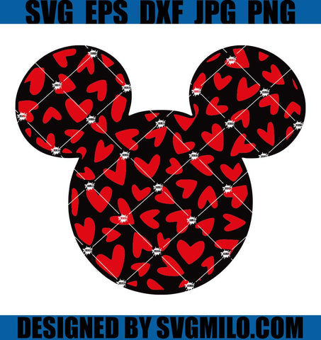 Mickey Mouse Valentines SVG, Disney Valentines SVG, Valentines Day SVG -  SVG Dreamer Store
