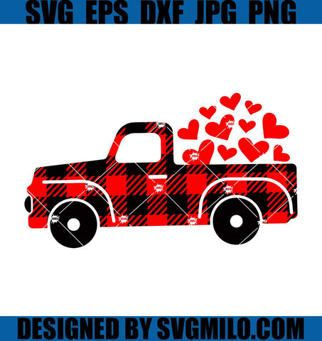 Valentine_s-Day-Truck-Svg_-Buffalo-Plaid-Truck-Svg_-Red-Truck-Svg