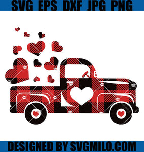 Valentines-Buffalo-Plaid-Truck-Svg_-Plaid-Truck-With-Hearts-Svg