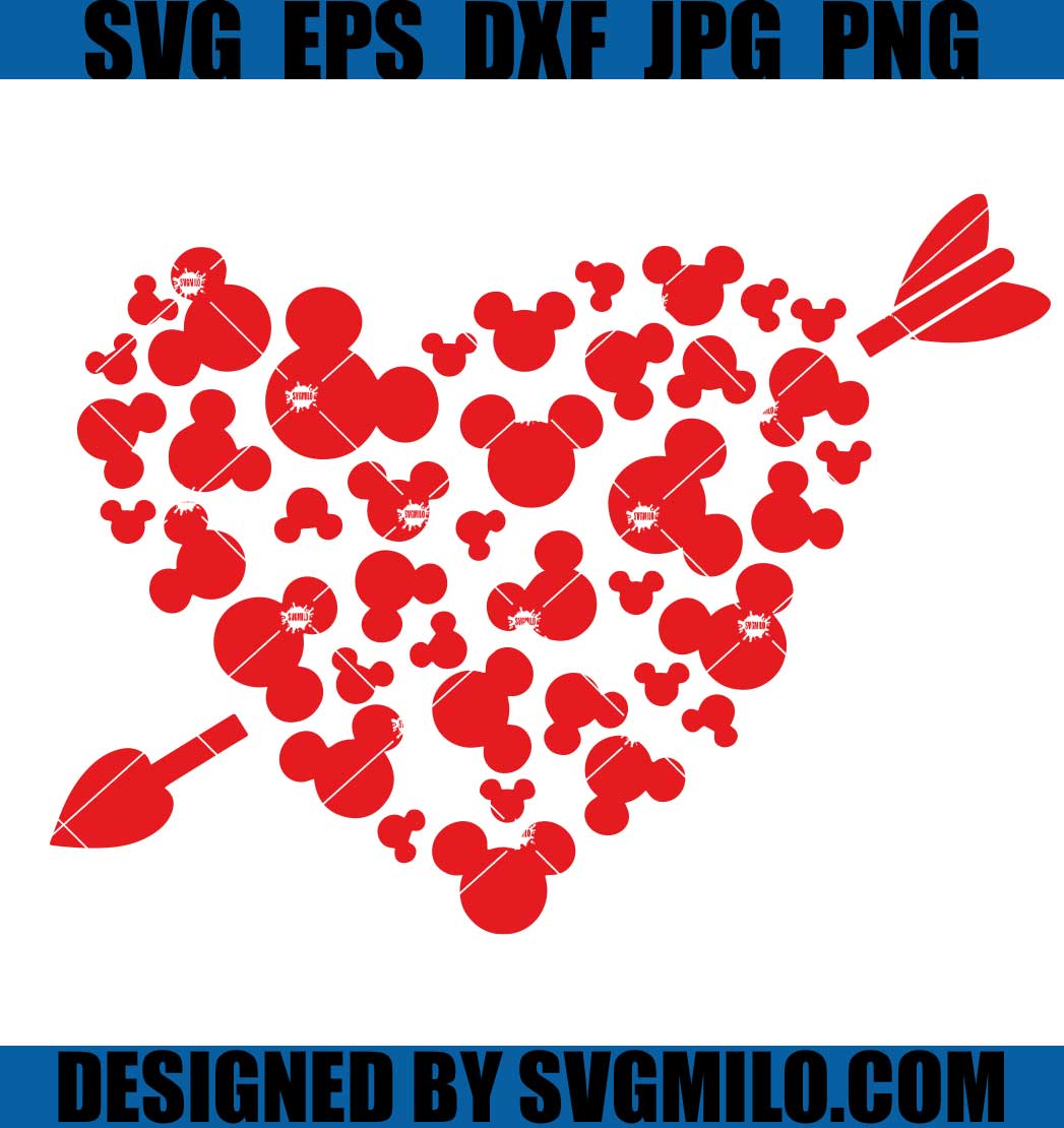 Valentines-Mouse-Head-Hearts-Arrow-SVG_-Mickey-Valentine-SVG