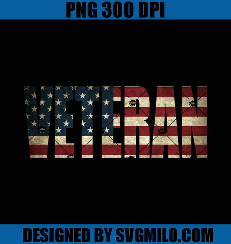 Veteran US American Flag PNG, Happy Veteran PNG