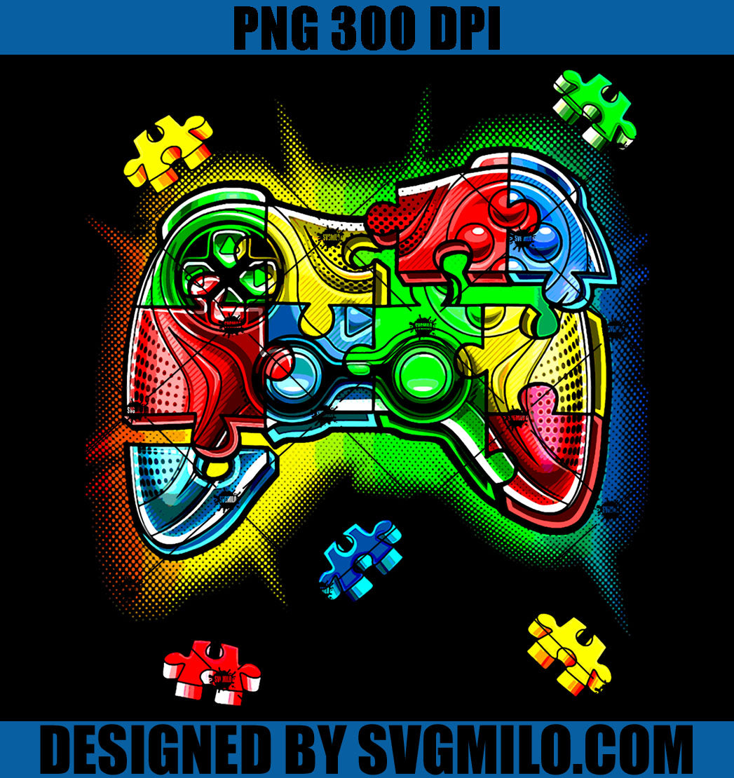 Video Game Controller Puzzle Piece PNG, Autism Game PNG