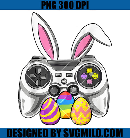 Video Games Easter Day PNG, Bunny Egg Funny Gamer Boys PNG