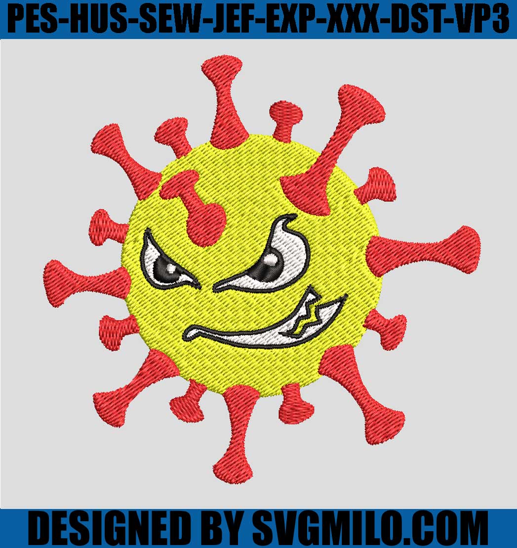 Virus-Mad-Face-Fill-Embroidery-Design