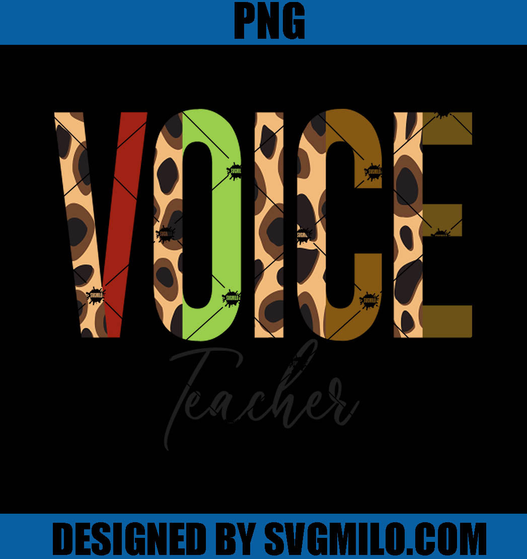 Voice Teacher Leopard PNG-Cheetah Print PNG