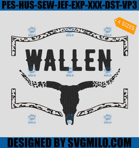Wallen-Western-Embroidery-Design_-Wallen-Western-Cow-Skull--Embroidery-Design