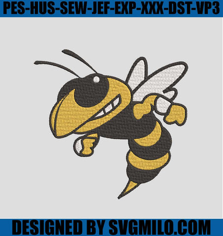 War-Bee-Embroidery-Design