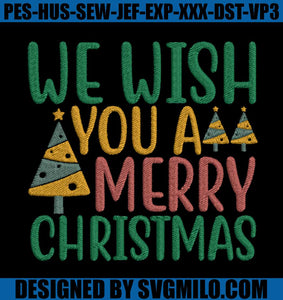 We-Wish-You-A-Merry-Christmas-Embroidery-Machine