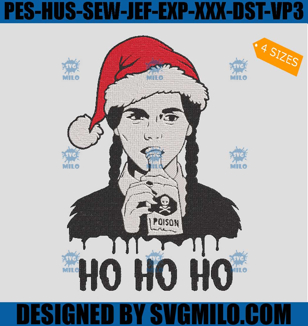 Wednesday-Santa-Embroidery-Design_-Wednesday-Ho-Ho-Ho-Embroidery-Design