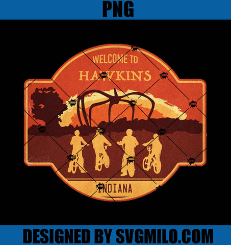Welcome to Hawkins PNG- Stranger Things PNG
