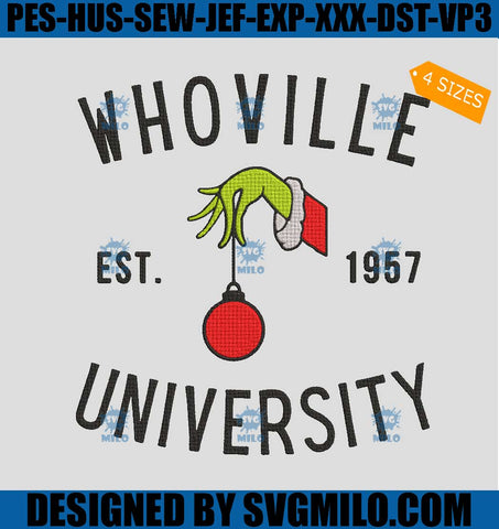 Whoville-University-Embroidery-Design_-Grinmas-EST-1957-Embroidery-Design