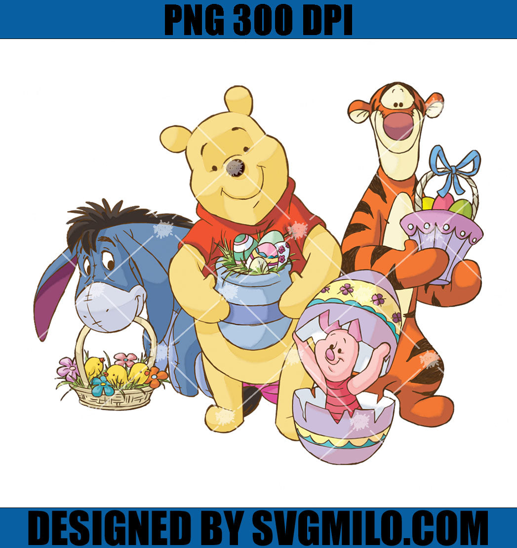 Winnie The Pooh and Friends  Easter PNG, Winnie Easter PNG