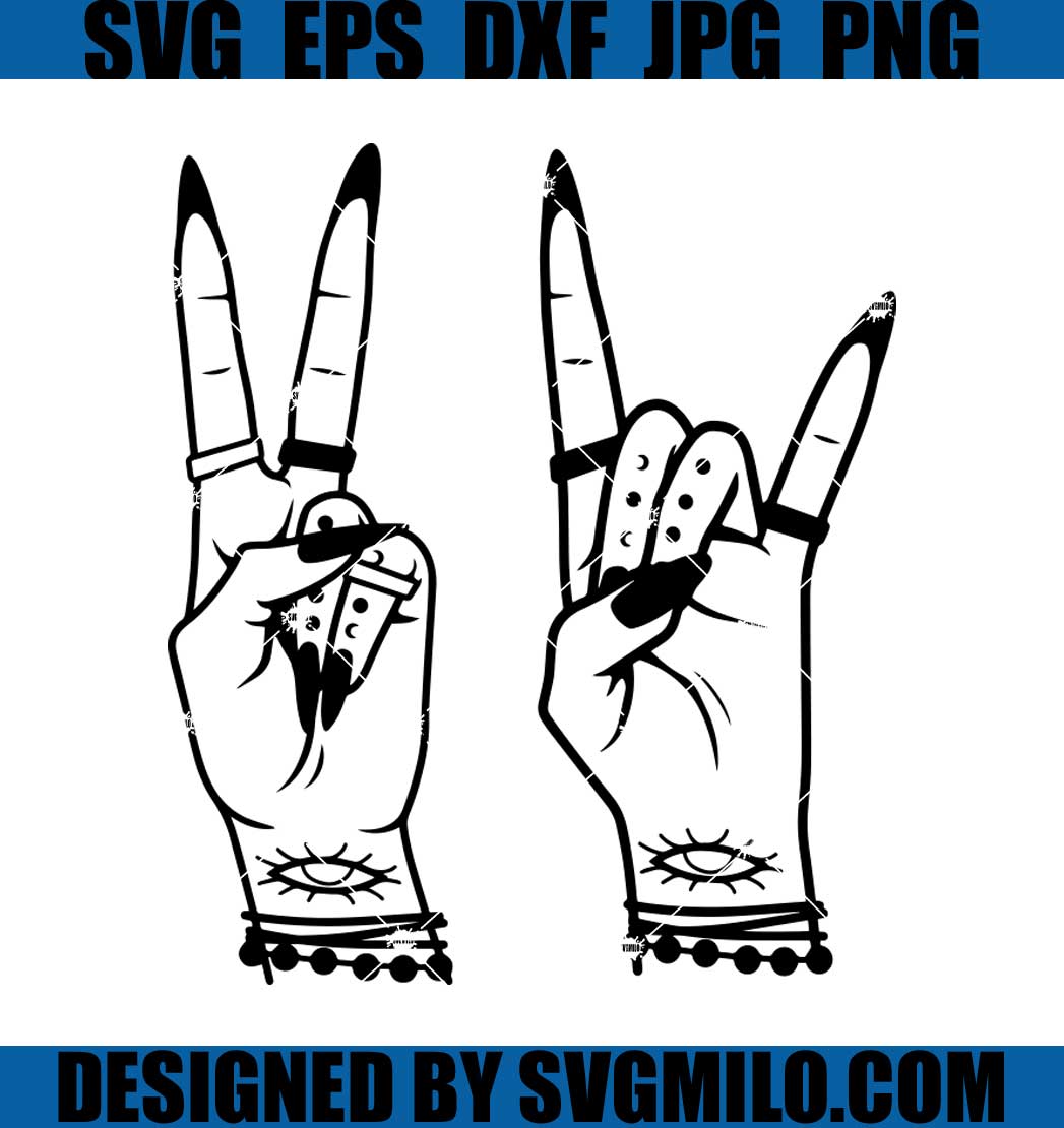Witch-Hands-Bundle-Svg_-Peace-Fingers-Svg_-Peace-Sign-Svg_-Rock_n-Roll ...