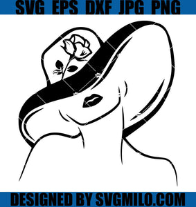 Woman-Svg_-Woman-With-Hat-Svg_-Woman-Face-Svg