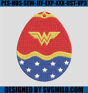 Wonder-Woman-Easter-Egg-Embroidery-Designs