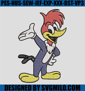 Woody-Woodpecker-Embroidery-Designs