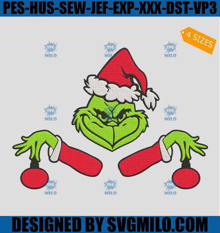 Xmas-The-Grinch-Embroidery-Design_-Hand-With-Ornament-Embroidery-Design