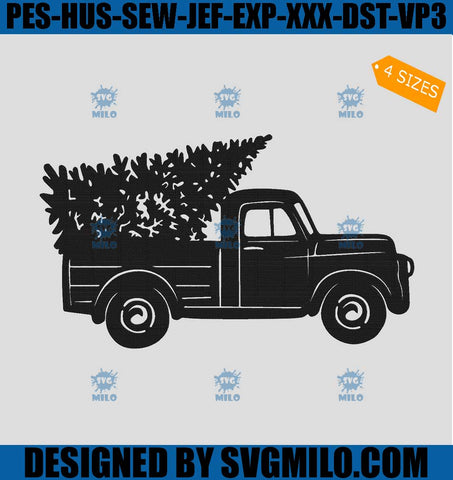 Xmas-Tree-Truck-Embroidery-Design_-Christmas-Truck-Embroidery-Design