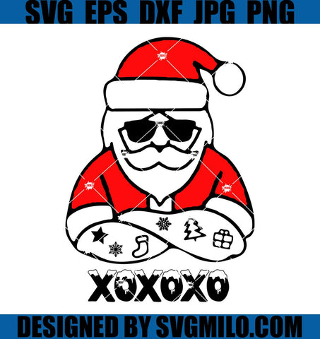 Xo-Xo-Xo-Svg_-Santa-Claus-Svg_-Christmas-Svg