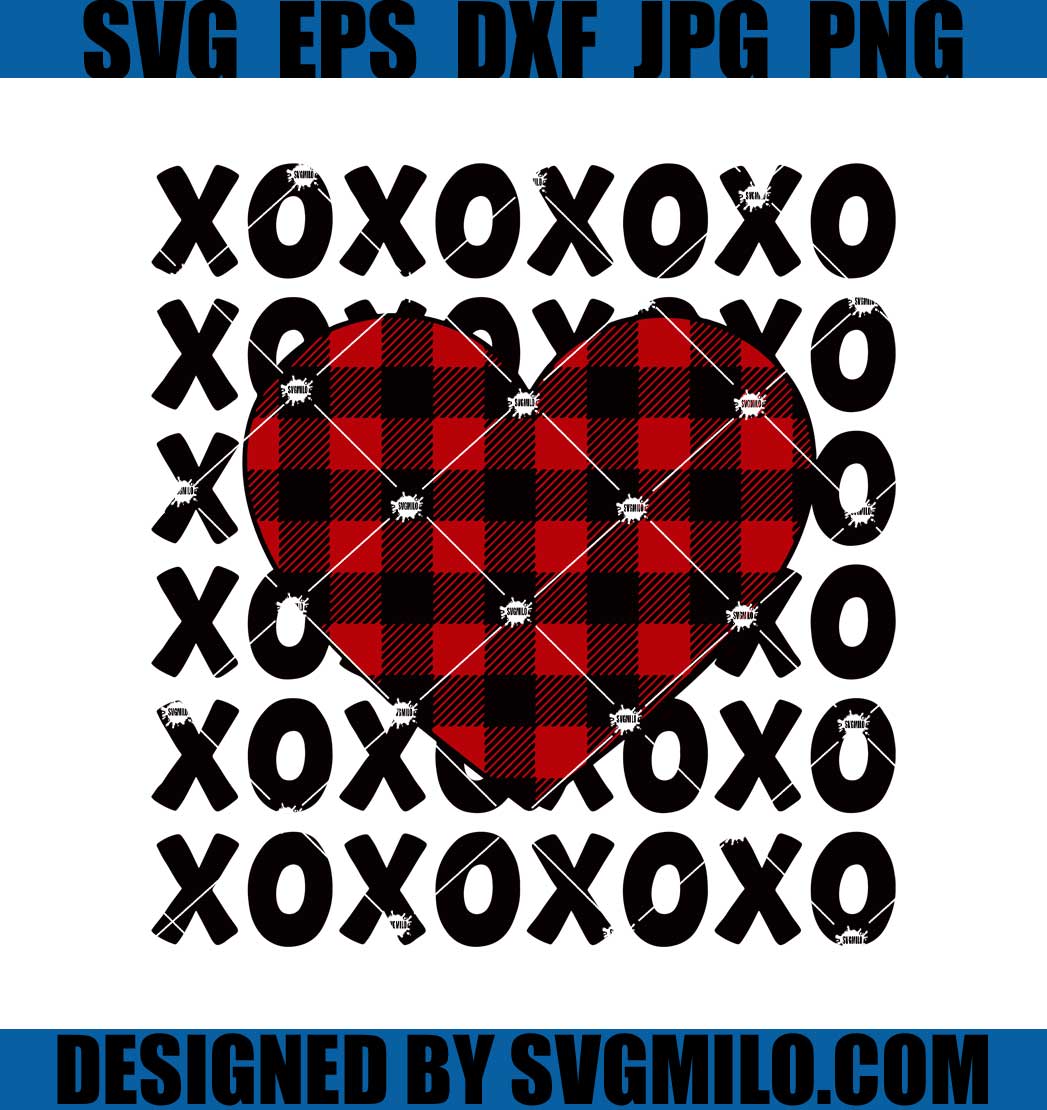 XoXo-Buffalo-Plaid-Heart-Svg_-Valentine-Svg_-Hear-Buffalo-Svg